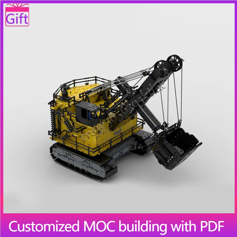 

10047 Pcs Moc High Tech Engineering Heavy Duty Excavator Crane Model Building Blocks Technology Assembly Bricks Toys Kids Gifts