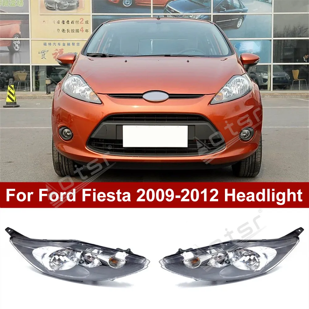 

The Car Accessories Modification For Ford Fiesta 2009-2012 upgrade angle eyes Car headlights Headlamp assembly