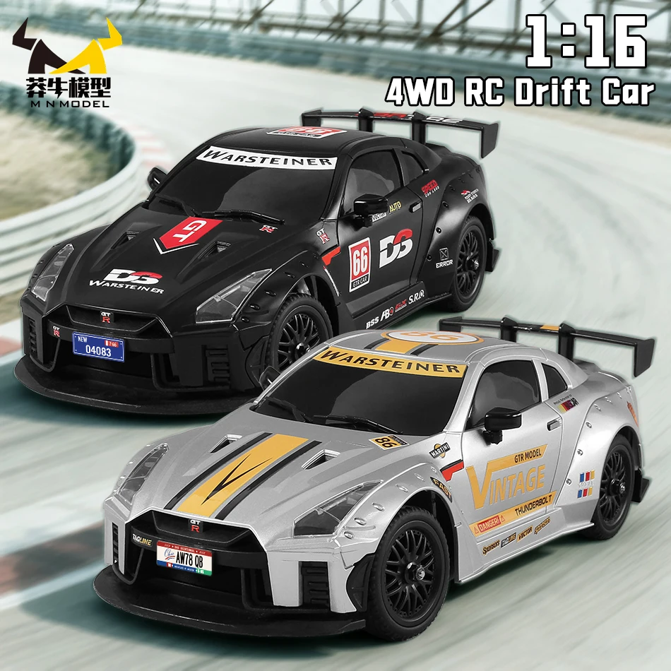 MN نموذج 1:16 4WD GTR RC المهنية عالية السرعة الانجراف سيارة سباق السيارات الرياضية المنافسة سباق جمع لعبة مجسمة للكبار