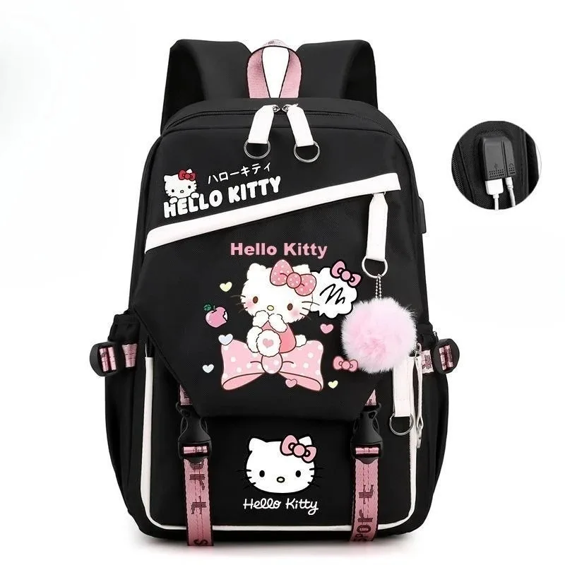Школьный рюкзак Hello Kitty с мультяшным узором, студенческая корейская версия, универсальный индивидуальный креативный модный рюкзак, подарок, оптовая продажа