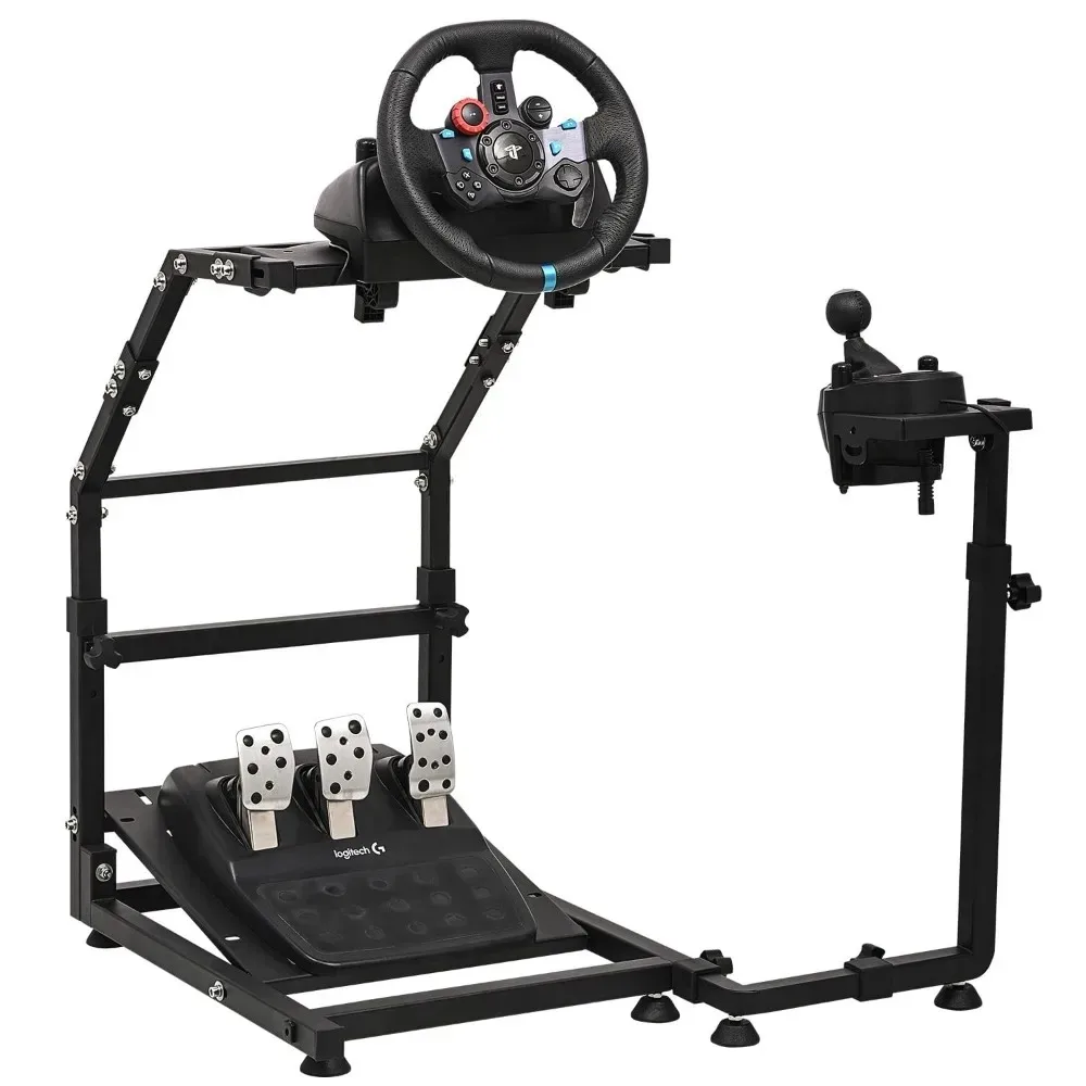 

US Shipping Foldable Racing Wheel Stand Height Adjustable Steering Wheel Stand for Logitech G920 G29 G27 G25 Gaming