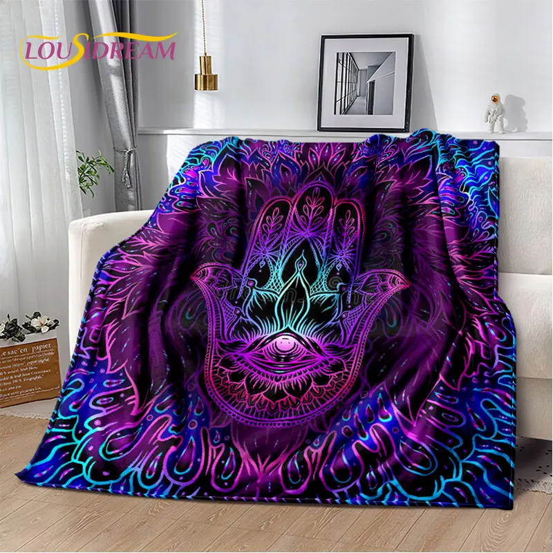 

Nazar Evil Eye Tree of Life Soft Plush Blanket,Flannel Blanket Throw Blanket for Living Room Bedroom Bed Sofa Picnic Cover Kids