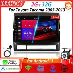MTIJIEY 2+32G Android Car Radio For Toyota Tacoma 2 N200 Hilux 2005-2013 Multimedia Video Player Carplay No 2Din DVD Navigation