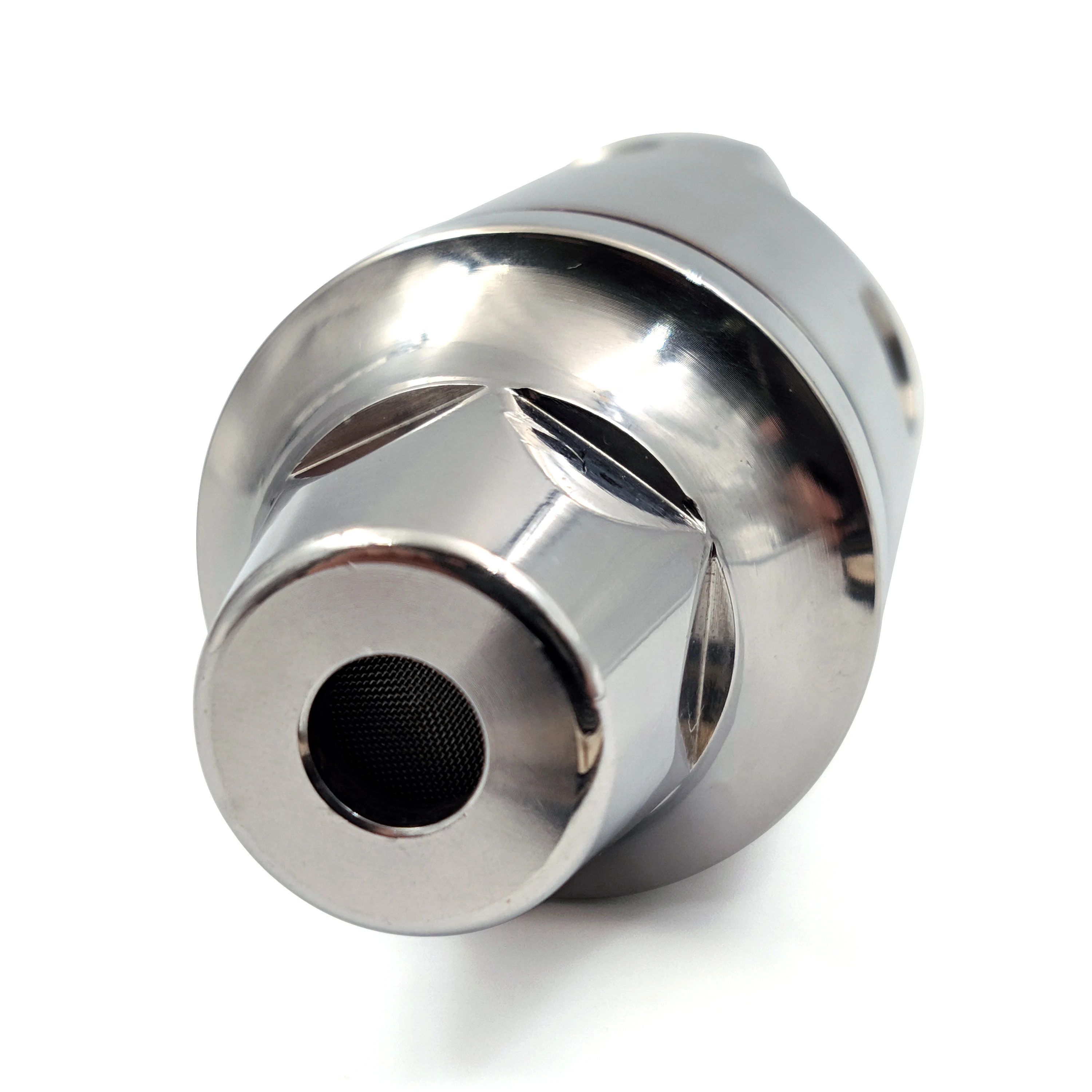 1pc 1/4 JAU Automatic Anti Drip Air Atomizing Nozzle Stainless Steel Two Fluid Mist Nozzle Humidification Lubrication Spray