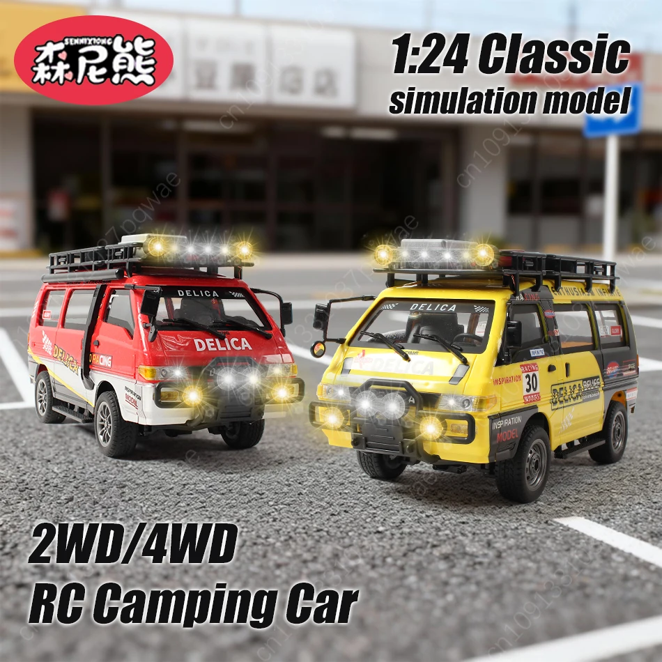 

SENNIXIONG 1:24 MPV RTR с дистанционным управлением, внедорожник для кемпинга, коммерческий легкосплавный автомобиль, скоростной дрифт, альпинистский грузовик, игрушка, подарок на праздник