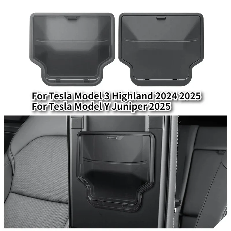 Versteckte Armlehnen-Aufbewahrungsbox für Tesla Model Y/YL Juniper/Model 3 Highland Armlehnenhalter Box Konsolen-Organizer Etui Zubehör