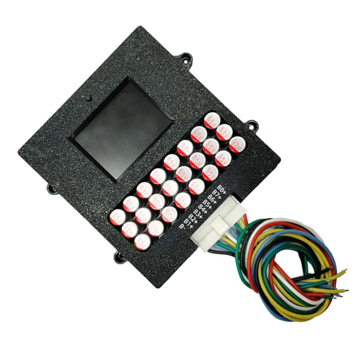 SEMOIC 8s موازن نشط مع عرض الجهد TFT Lipo/Lifepo4 بطارية جهاز قياس الجهد الكهربائي 8s 5a معادل نقل الطاقة