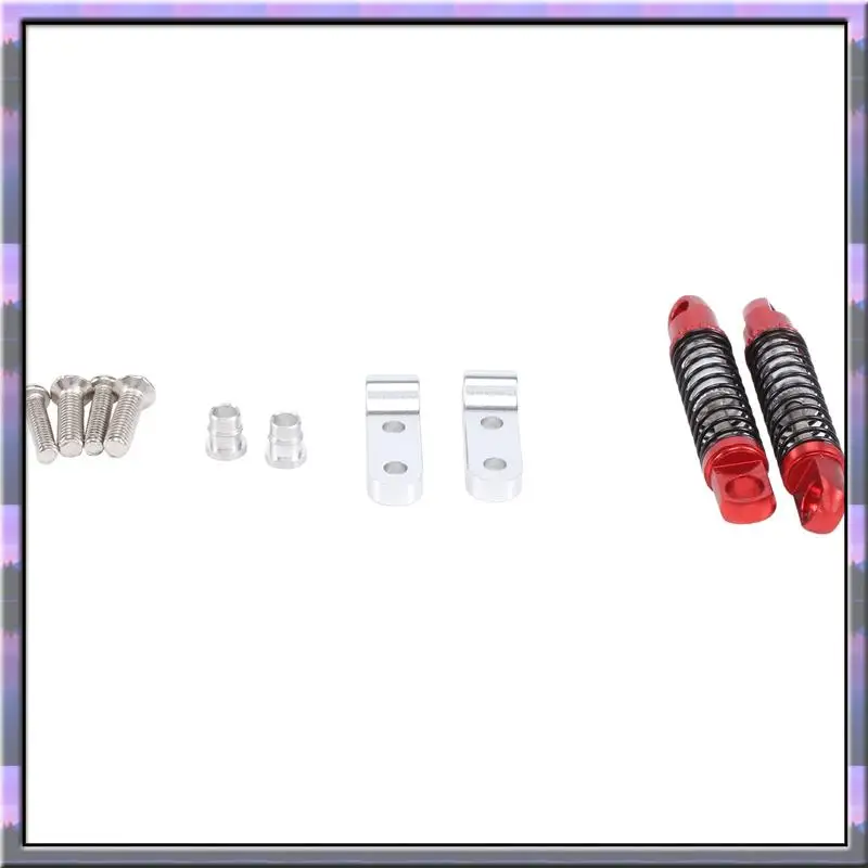 A49U Für WPL D12 RC Auto Metall Hinten Stoßdämpfer Dämpfer Mit Halterung Festen Sitz Upgrades Teile Zubehör