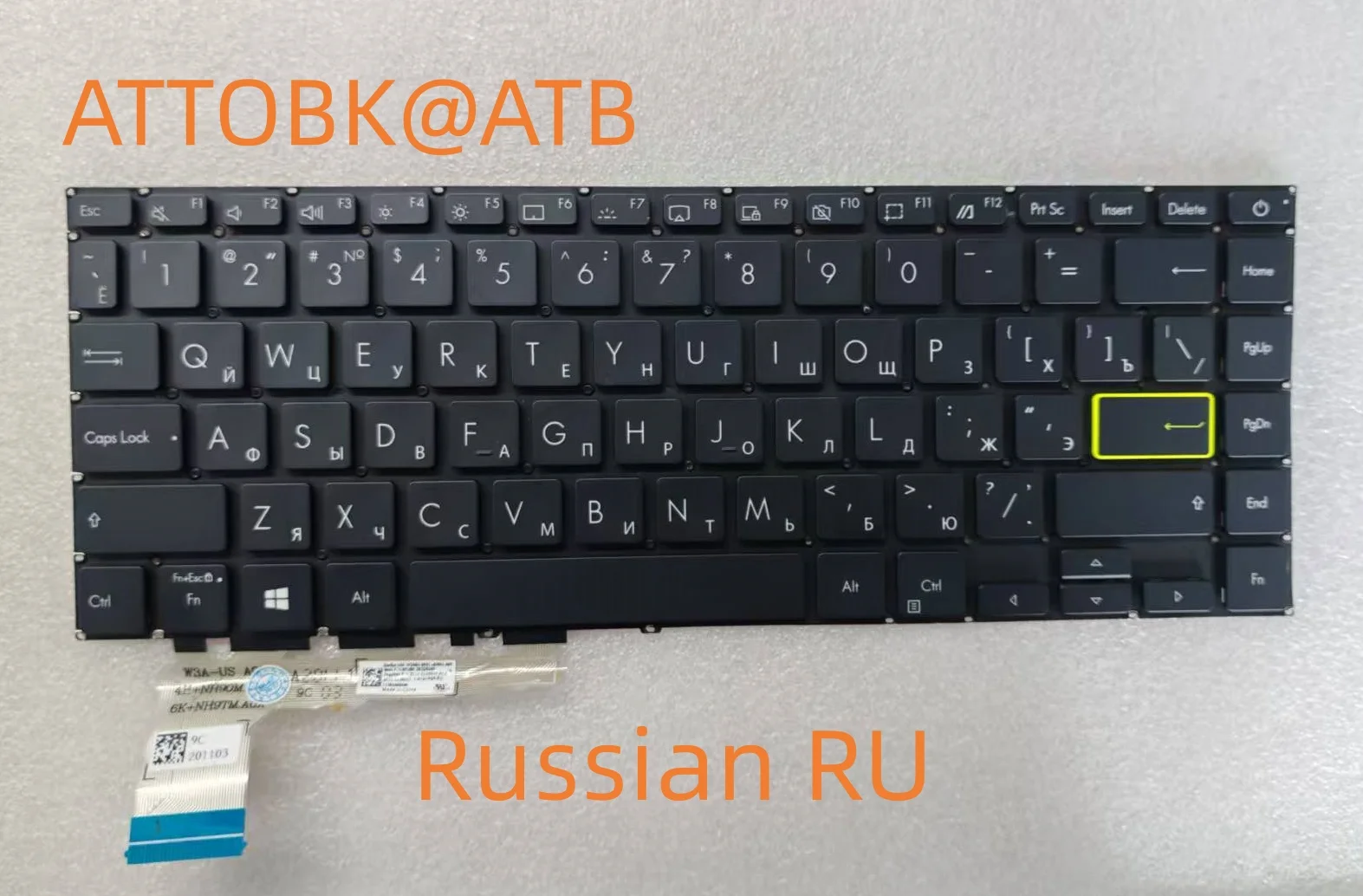 

New US/RU/AR/FR/SP/UK/LA/IT/TR Backlit For ASUS VivoBook S14 X435 X435E X435EA S435 S435E S435EA Laptop Notebook Keyboard Teclad