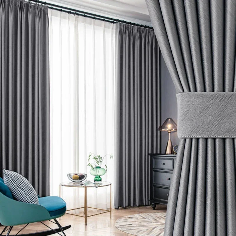 Thickened Shading Insulation Living Room Curtains Home Bedroom Curtain  for Living Room Modern American Luxury Drapes 암막커튼 Шторы