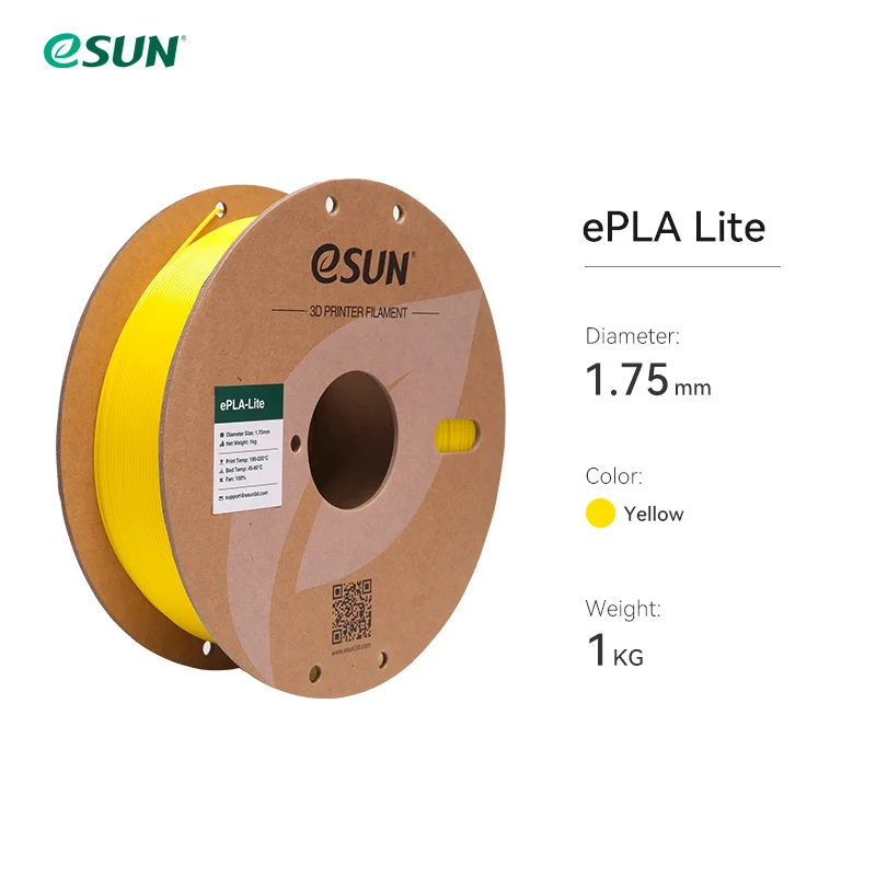 ESUN Snelprintend PLA Filament voor 3D-printer 1,75 mm 3D-printerfilament 1 kg (2,2 lbs) spoel 3D Verbeterd PLA voor Bambu Lab