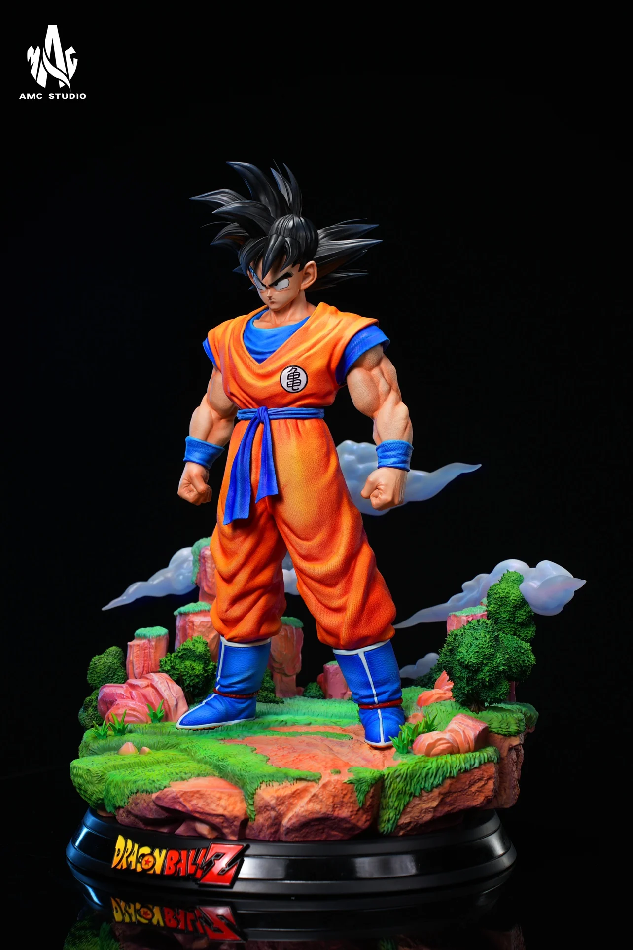 1/6 38Cm Amc Studio Gk Dragon Ball Z Son Goku Kakarotto Anime Action Figure modello da collezione ornamento Garage Kit statua giocattoli