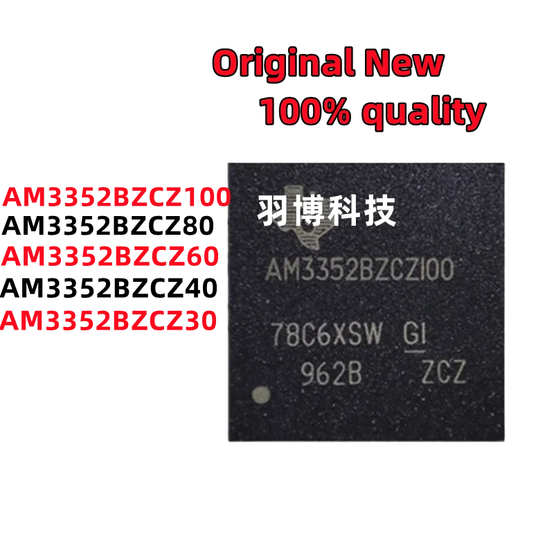 1PCS AM3352BZCZ100 AM3352BZCZ80 AM3352BZCZ60 AM3352BZCZ40 AM3352BZCZ30 BGA-324 Original Integrated circuit