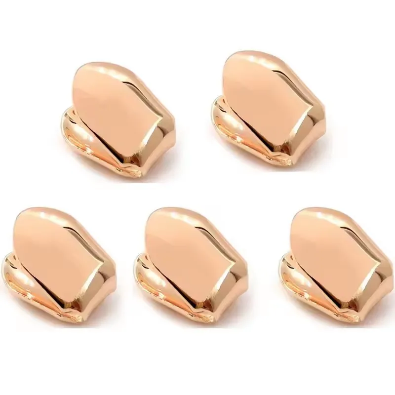 Custom Fit Gold Plated HipHop Single Tooth Grillz Cap