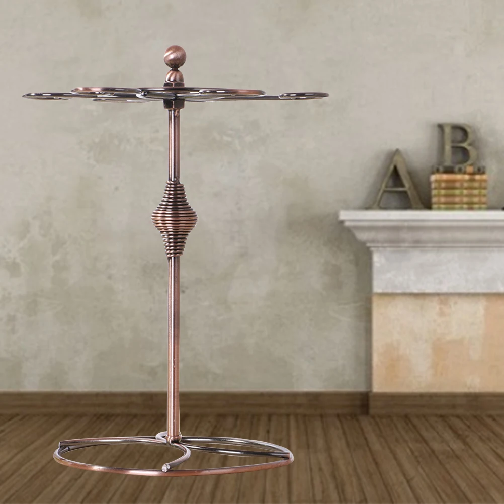 

Glass Holder Rack Freestanding Floor Tabletop Cabinet Cup Plum High Bossom