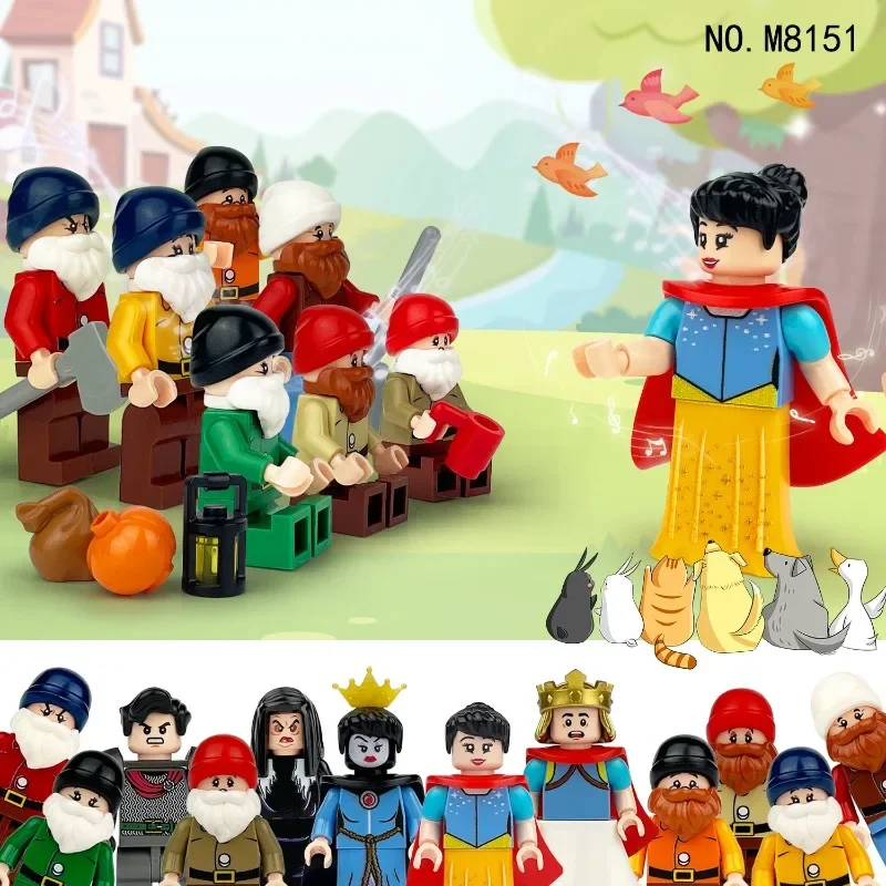 Blocchi di costruzione, bambole simumanoidi, giocattoli, mini figure, bambole umanoidi, giocattoli per bambini, regali di compleanno, personaggi dei cartoni animati.