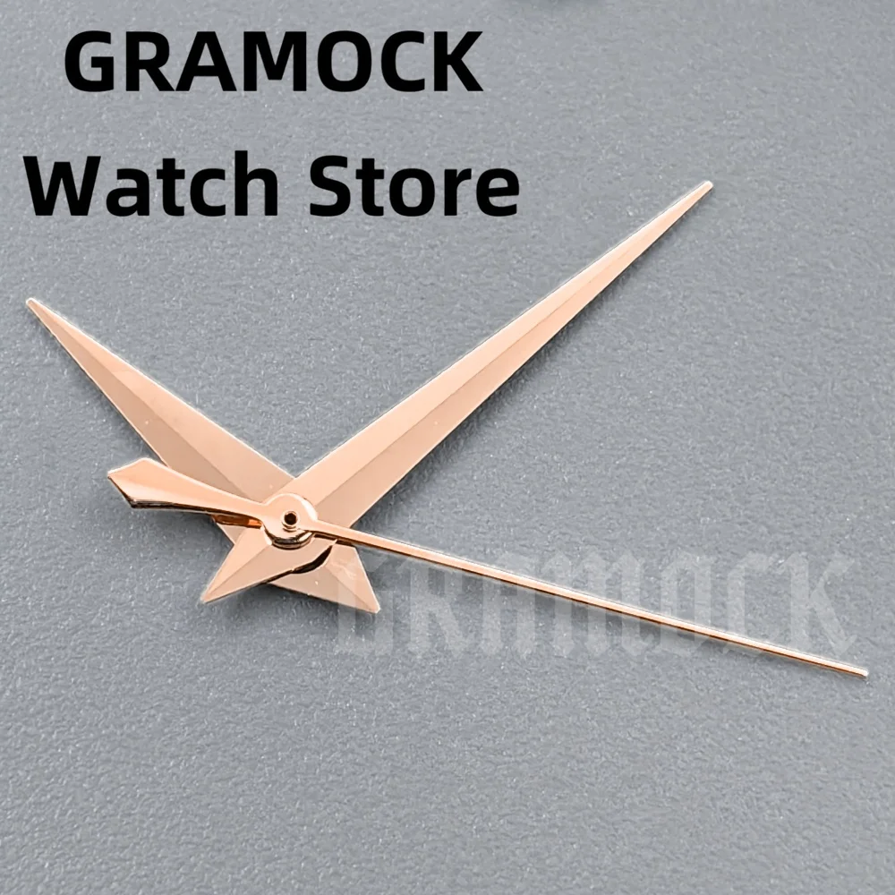 GRAMOCK NH34A 4R34 NH35 Gold Silver Rose Gold GMT Watch Pointers Fit NH34 NH35 Automatic Movement Watch Accessories Set Parts