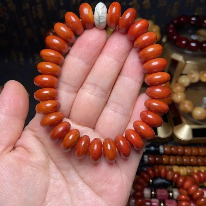 Authentic Tibetan Product: Natural Yak Bone , 14Mm*7Mm, Used Abacus Beads, Bracelets, And