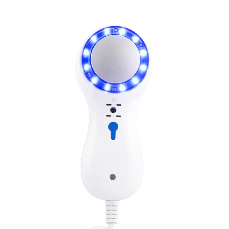 Cold Hammer Blue Light Facial Skin Lifting Tighten Ice Healing Beauty Machine Led Rejuvenation Massager