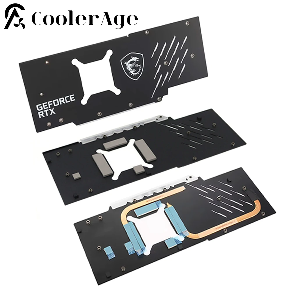 

Новая оригинальная сменная задняя панель видеокарты для MSI RTX 3070Ti 3080 3080Ti 3090, игровая видеокарта X Trio с подсветкой