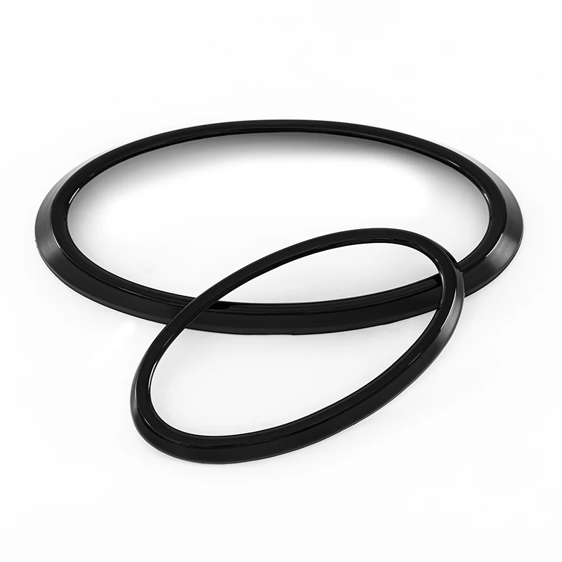 Ring Front&Rear Cover Logo Trim Car Stickers ABS Emblem Badge For Ford Maverick 2022+/Ford Ranger 2015-2021 F150 2009 2010-2014