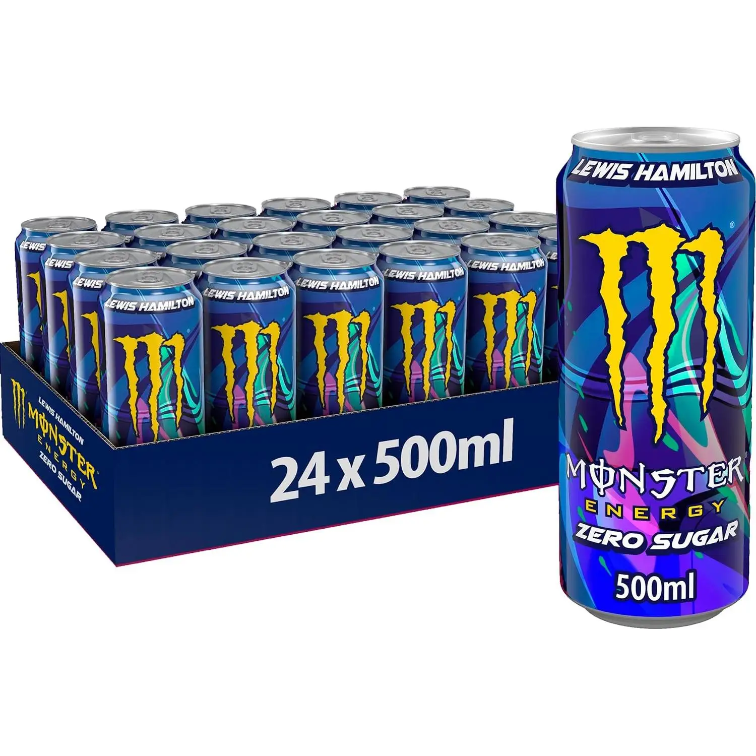 MONSTER LEWIS HAMILTON-energy drink-PACK 24 - 8 cans 50CL (National-Spain)