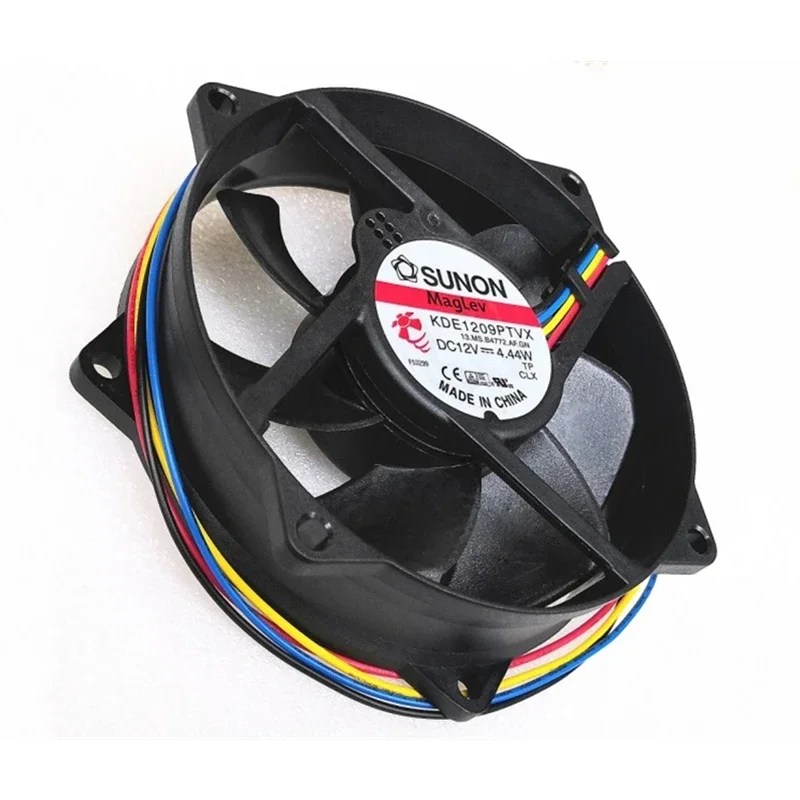 New Original SUNON KDE1209PTVX 9025 9225 90MM 90*90*25mm 92*92*25 MM Circular Fan For  CPU Cooling Fan 12V  0.37A  With PWM 4pin