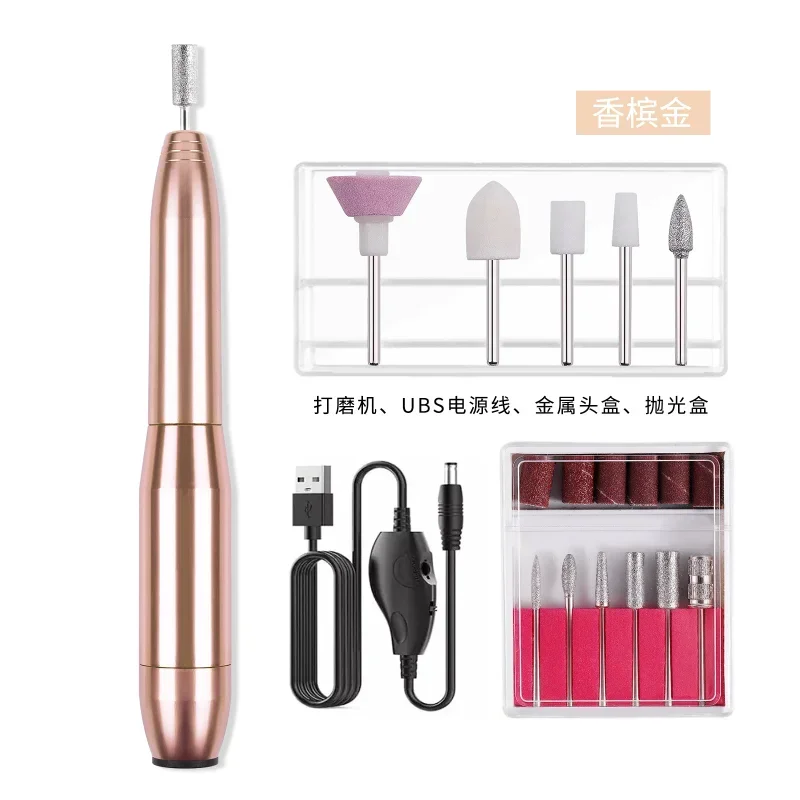 1 Set Professional Electric Nail Drill Machine Manicure Machine Pedicure Drill Set Ceramic Nail File Nail Drill Equipment Tools