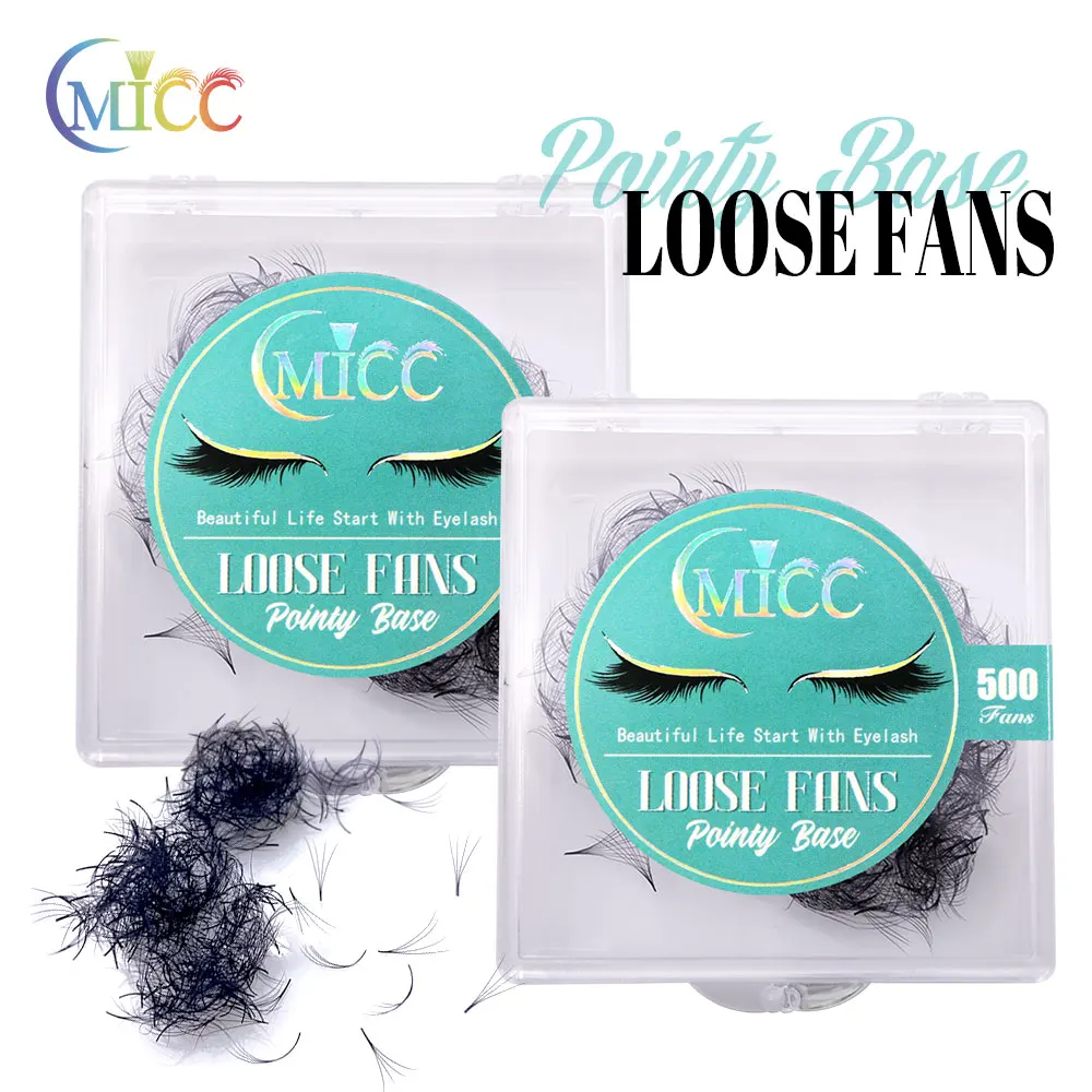 3D-14D 8-15mm 0.03/0.05/0.07 ventilateurs de Volume pré-fabriqués 500 cils de Volume cils individuels ventilateurs de Volume préfabriqués Extension de cils