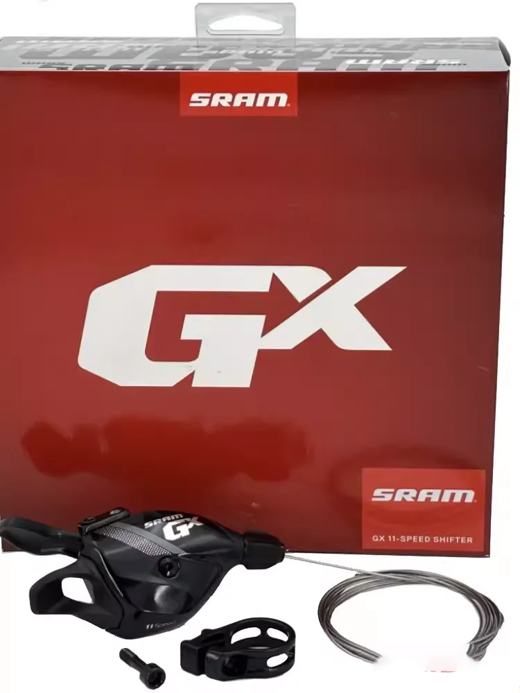 SRAM GX 11-speed X-ACTUATION Trigger Shifters Black Red COLOUR Aluminum pull lever