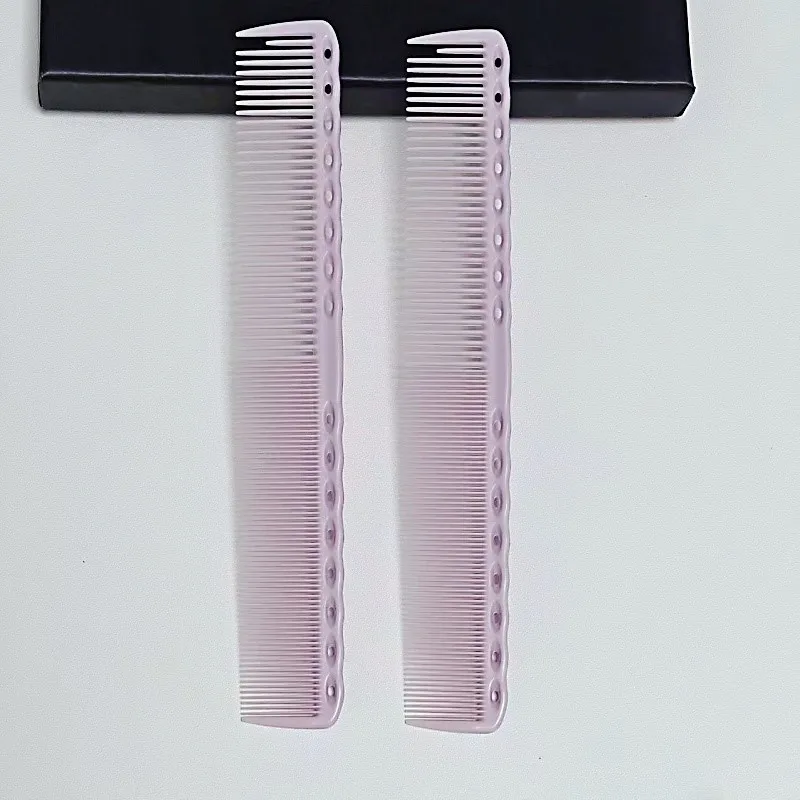 مشط أنماط متعددة مع مقياس صالون حلاقة أمشاط قص الشعر تصفيف الشعر المهنية فرشاة الشعر أدوات تصفيف صالون الشعر