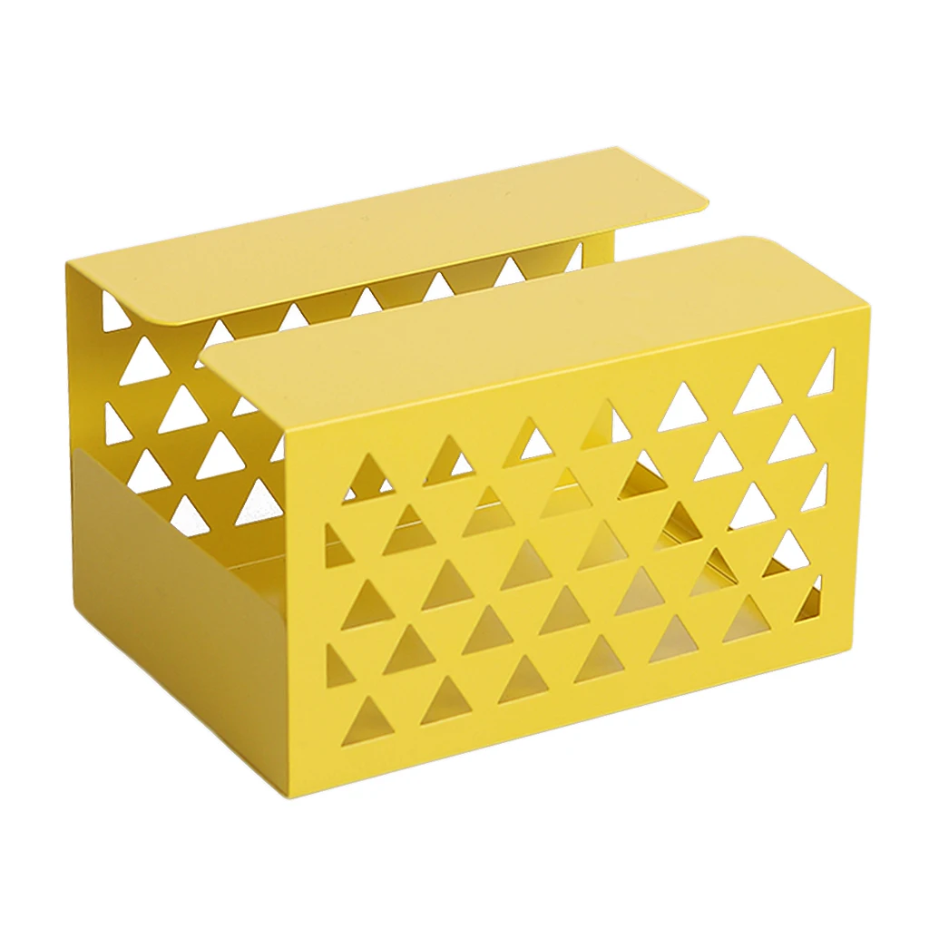 Creative Napkin Holder Paper Dispenser Tissue Rack Home Table Decor, White, Blue, Black ,Yellow