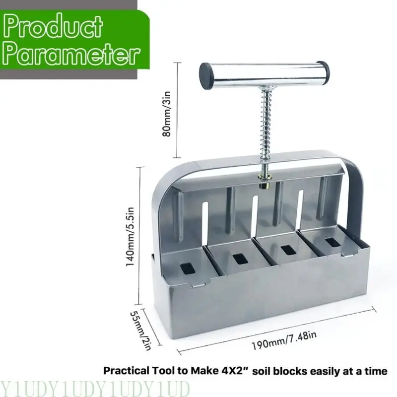 Y1UD Planting Tool Fool Designs Designs Jardinagem para a semeadura fácil e eficiente