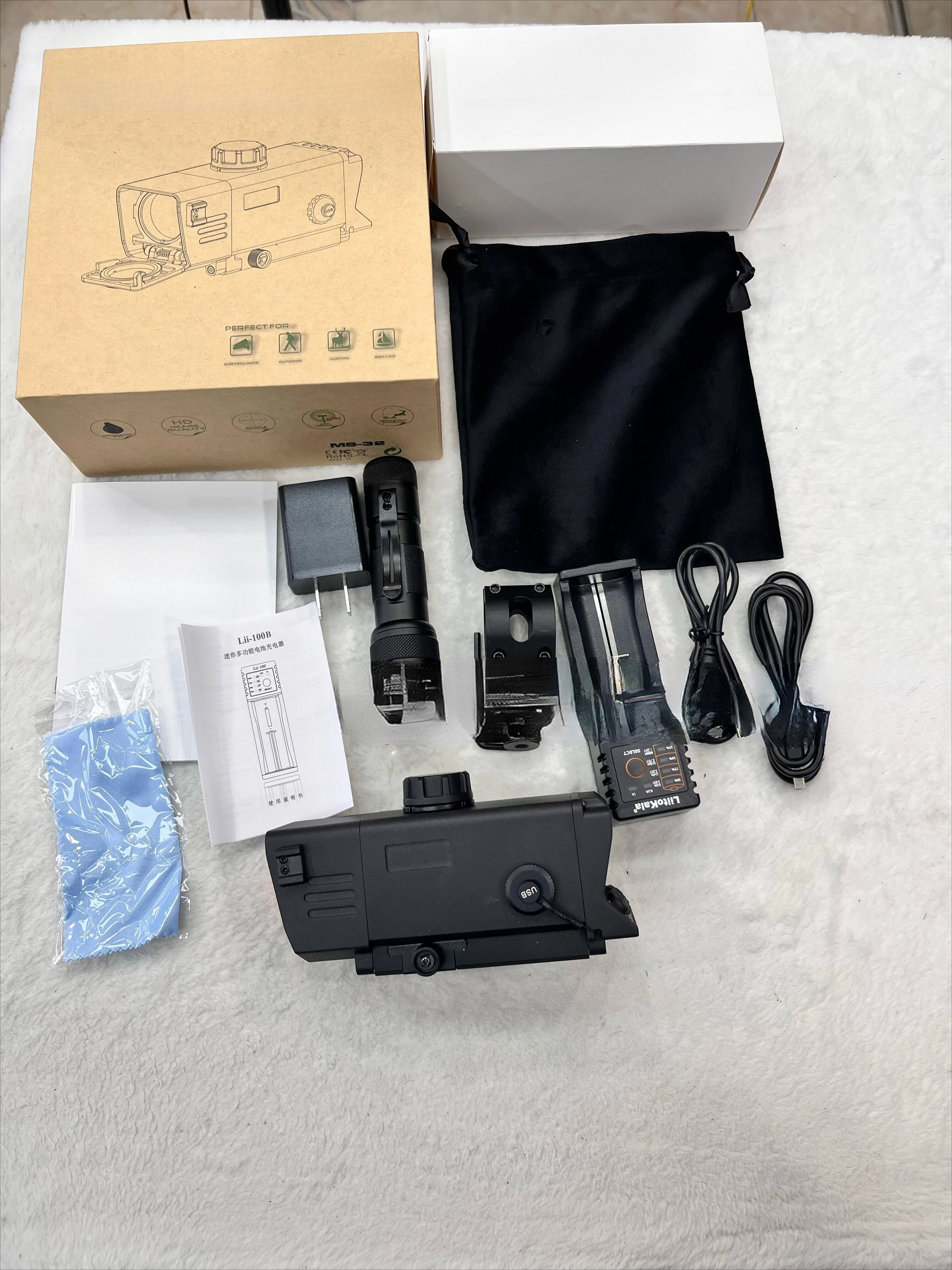 Portée de chasse à Vision nocturne numérique 3,5X personnalisable OEM et ODM pour la chasse de jour et de nuit