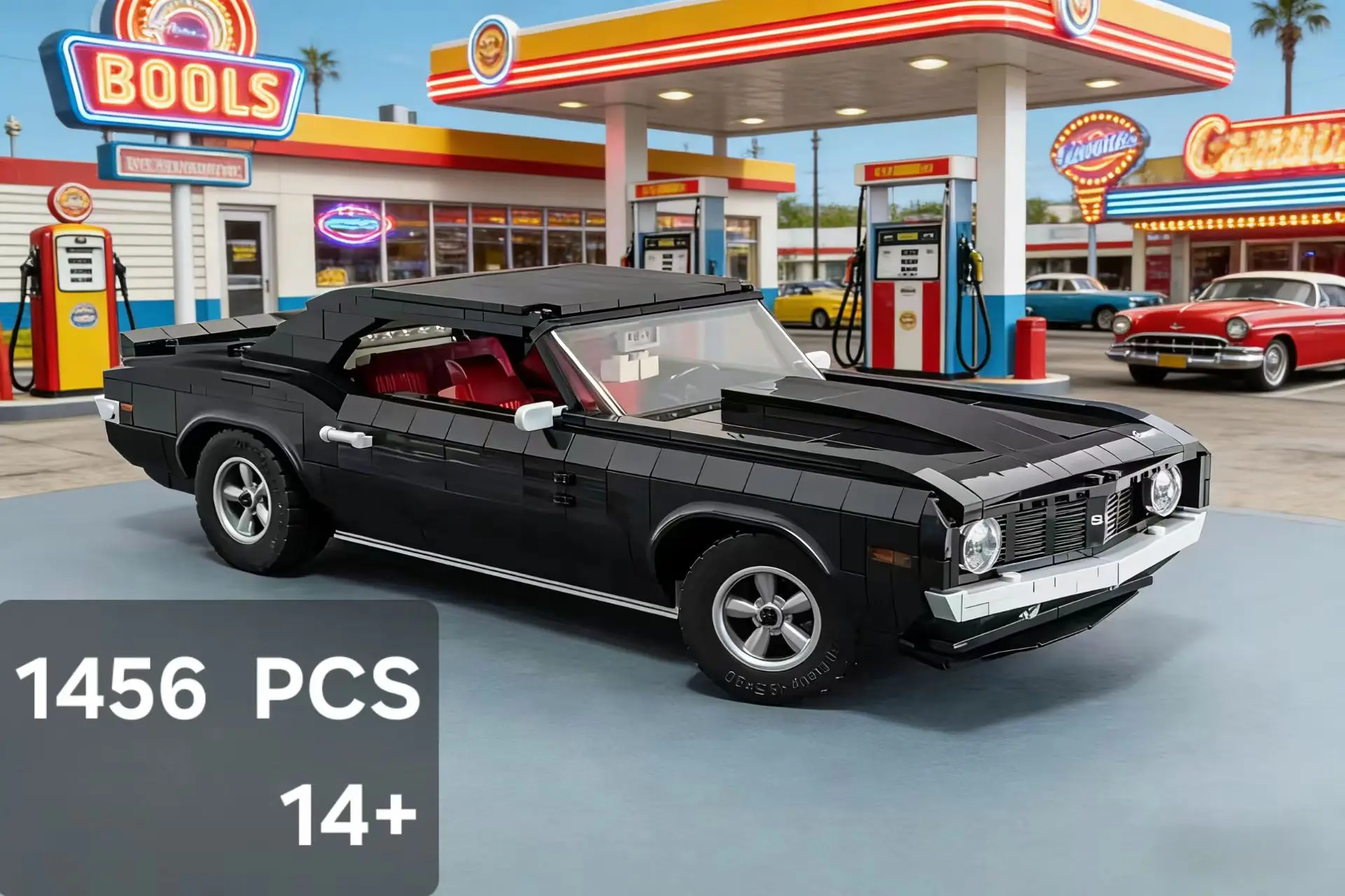 

MOC Technical 1456PCS Racing Car Building Blocks Model Expert Speed Vehicle Assembly Bricks Holiday Party Gifts ﻿