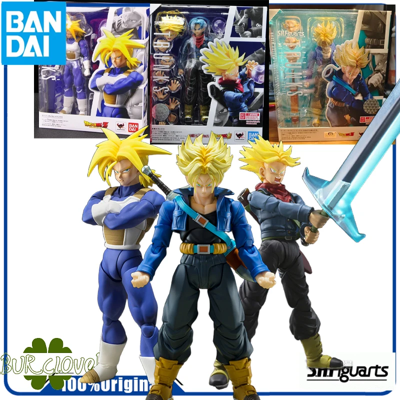 

BANDAI GENUINE ORIGINAL SHF DRAGON BALL SERIES FUTURE TRANX Action Figure Toys For Boys Girls Kid Gift Collectible Model