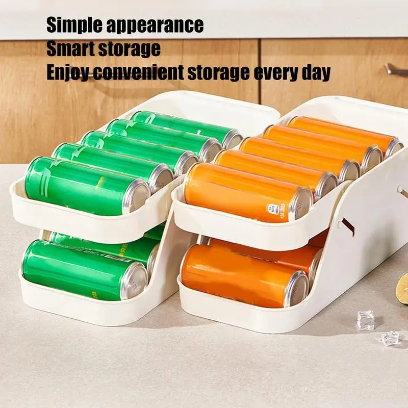 

Soda Can Organizer Fridge Organizer Dispenser Beverage Bottle Holder Pantry Organizer Kitchen Storage Rack Kitchen Organizer