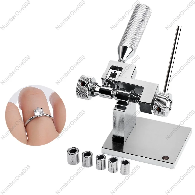 

Home Use Manual Ring Sizer Expander-Resizing Tool for Platinum/K Gold/Yellow Gold/Silver-DIY JewelryTool Material-Safe Portable