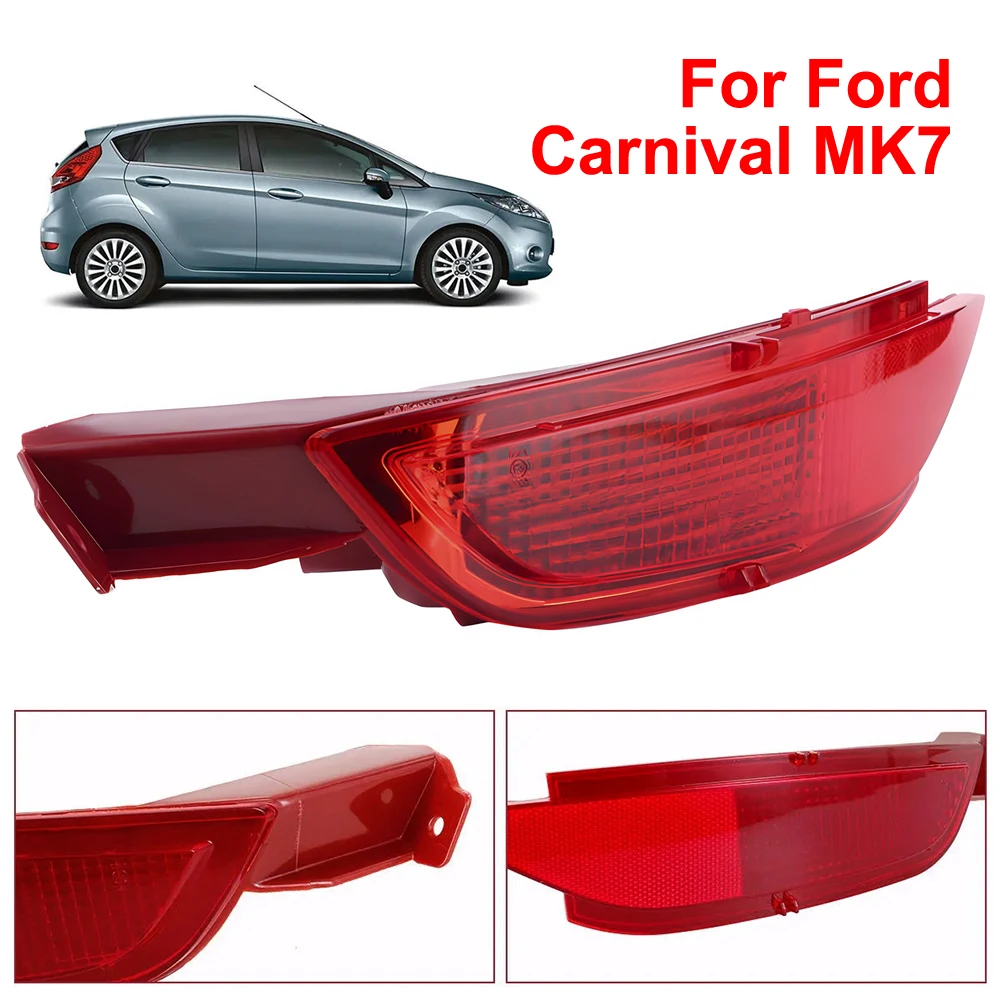 NOWOŚĆ Odbłyśnik tylnego zderzaka Światło przeciwmgielne Tylne światło hamowania Prawe do Ford Fiesta Mk7 2008 2009 2010 2011 2012 2013 2014 CMAX