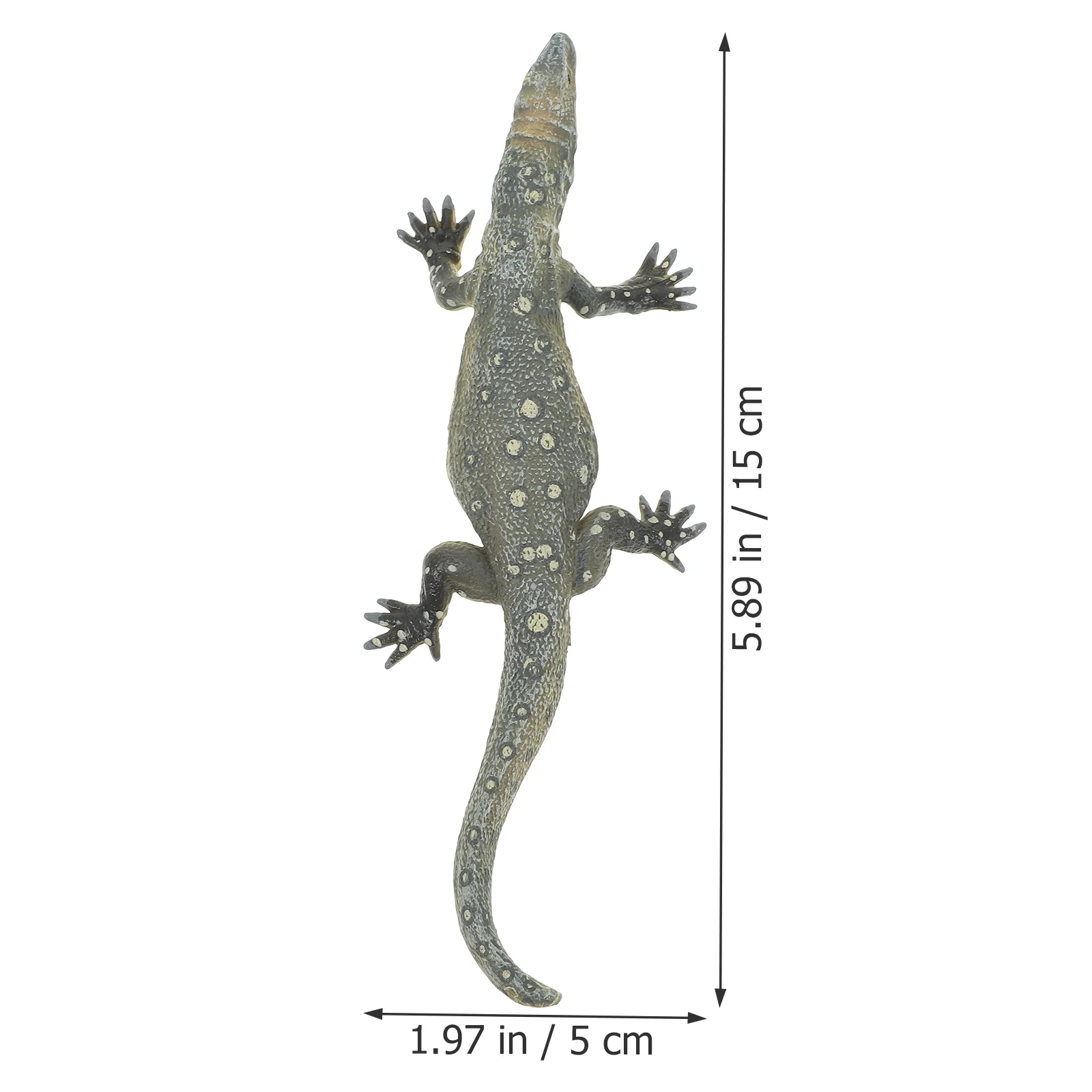 Lifelike Lizard Toy Eye-spotted Monitor Model Lizards Simulation Animal Figures Child Models