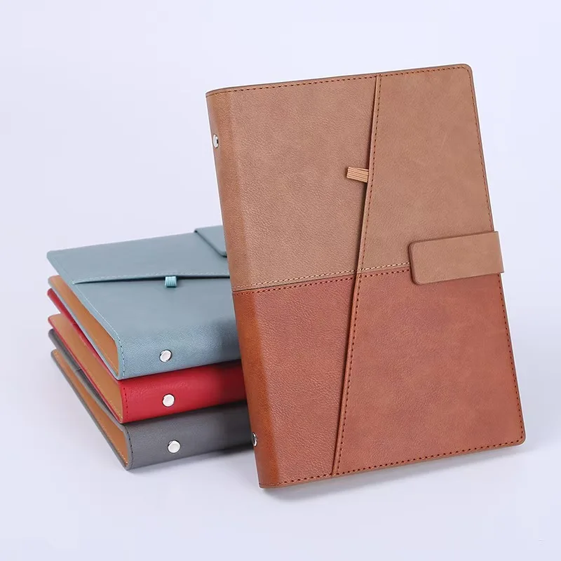 

A5 Notebook Diary Journal with Binder Notepad 6 Rings Agenda Planner School Office Stationery Note Book Sketchbook Notepad