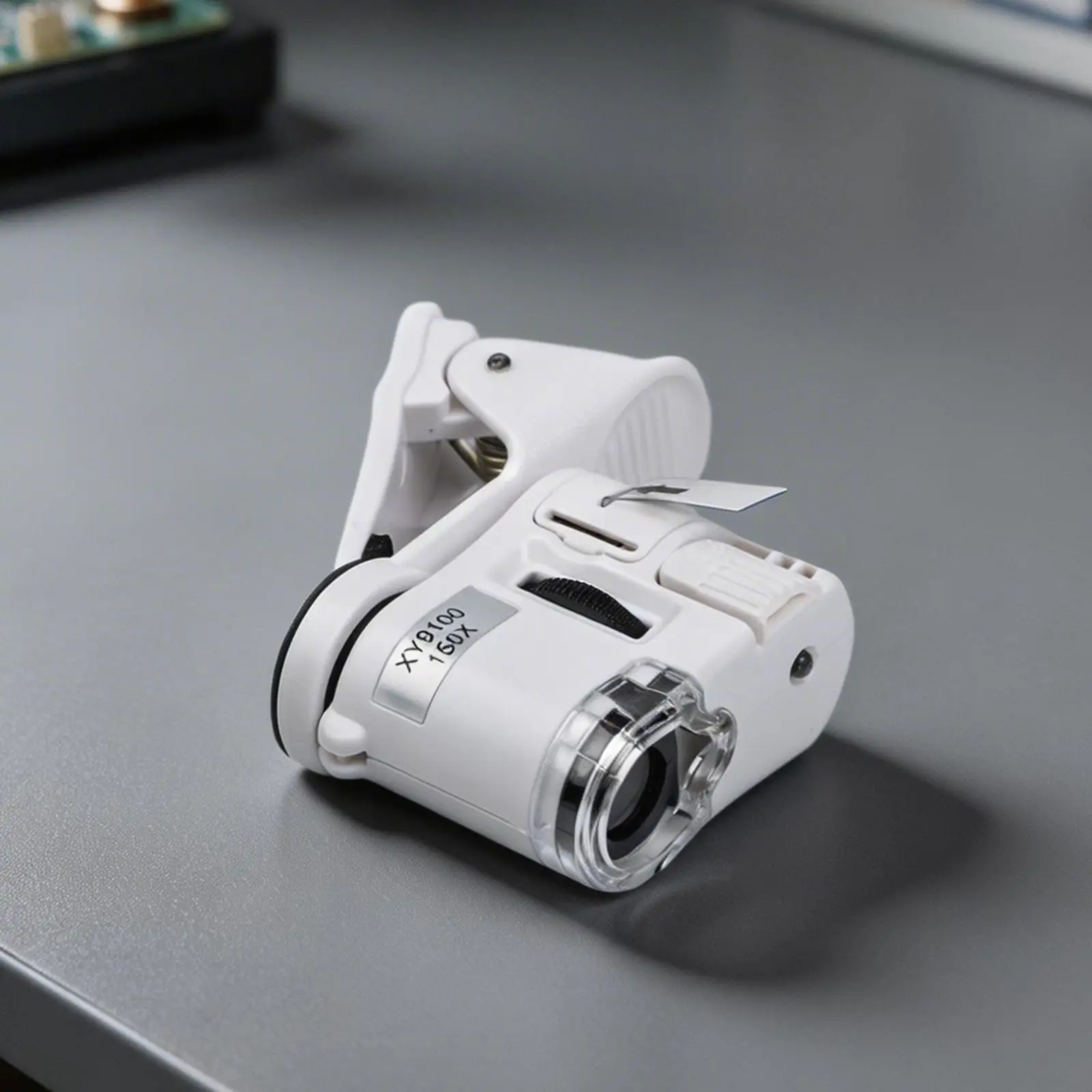 for White Phone Microscope Microscope for UV LED Light Adjustable LED Light Currency Detection Function for UV LED Light for