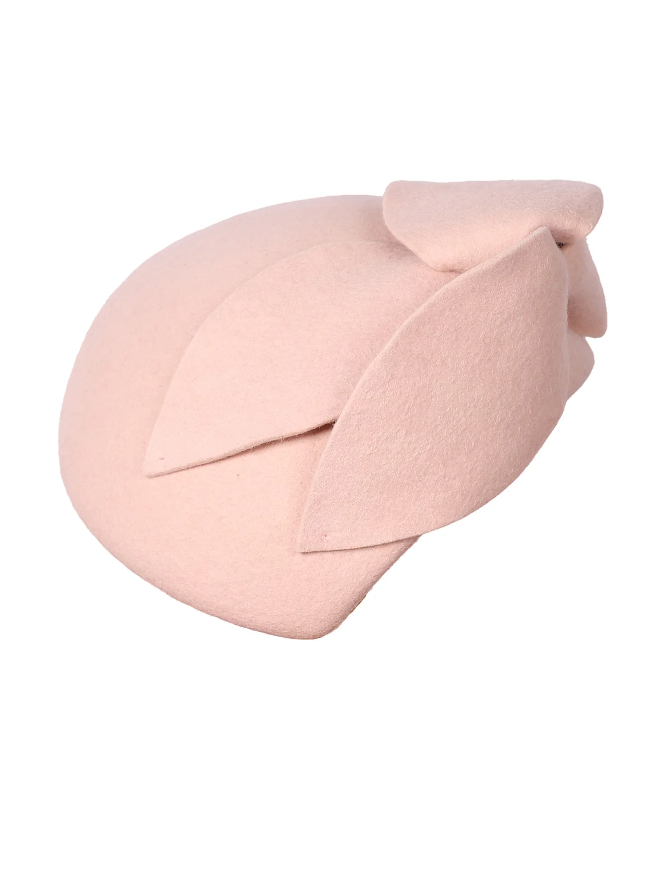 FS 100 % Wollfilz-Fascinator für Damen, Damen, Hochzeit, Fedora, Kirchenhüte, grüne Blumen-Baskenmütze, Mütze für Damen, Teeparty, Pillbox-Hut – Detail 5