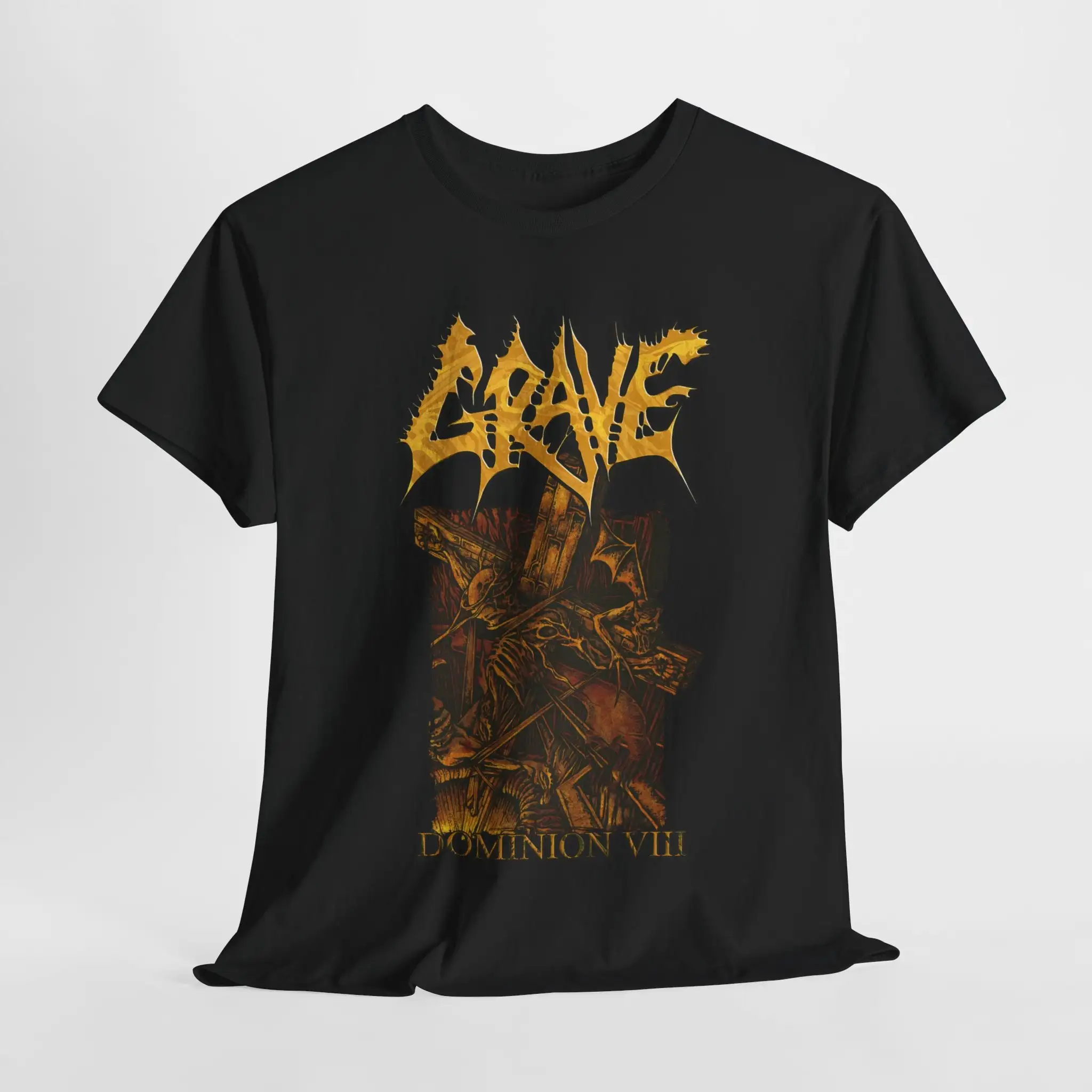 Grave Dominion VIII Band Album T shirt Metal Rock Music sizes S 5XL unisex heavy cotton tee