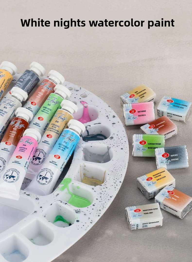 Russische weiße Nächte, extra feine Künstlerqualität, 10 ml Tuben, neue Grundfarbe, geeignet für professionelle Kunstmalerei – Detail 1