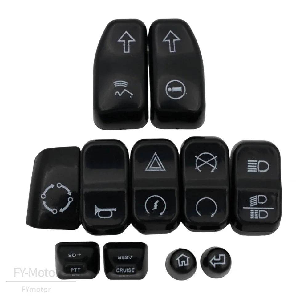 Motorcycle Hand Control Switch Buttons For Harley 14-17 FLHTCUTG 14-18 FLHTCUI 15-16 FLHTCUL 15-17 FLRT 15-18 FLHTKL 16-18 FLTRU