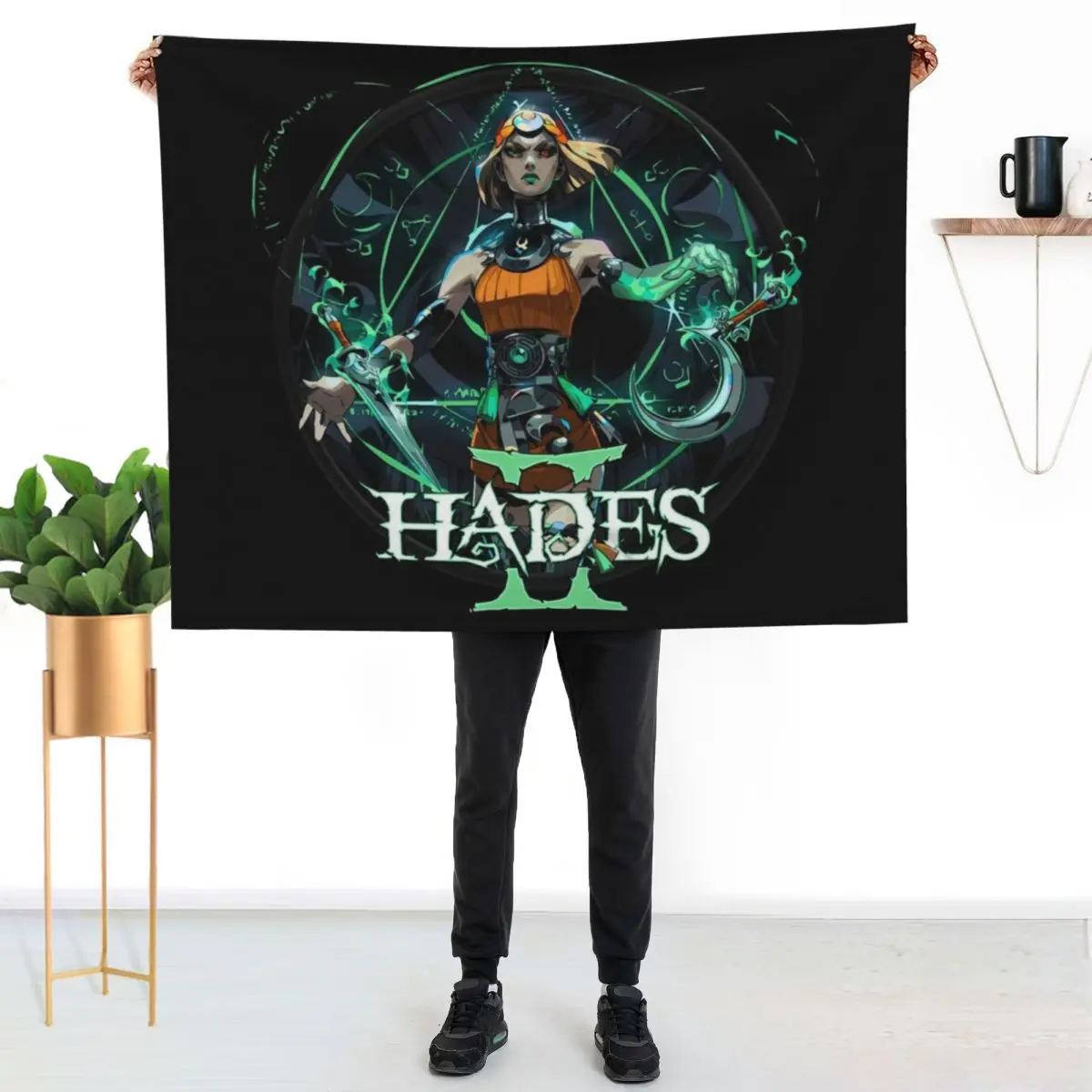 Hades 2 Throw Blanket Flannel Fabric Soft Beds Moving Quilt Plush Soft Blankets