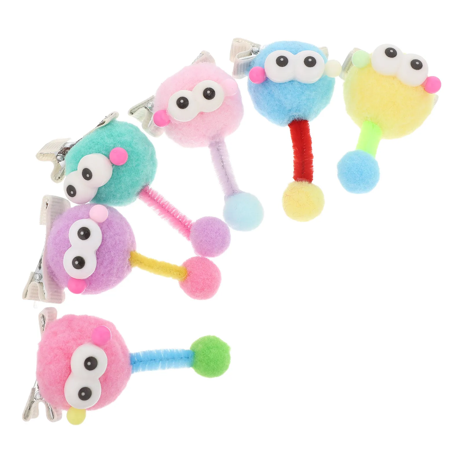 

12Pcs Children's Hair Clips Colorful Mini Eyeball Hair Barrettes Non Slip Fun Cartoon Hairpins for Toddler Girls School Party