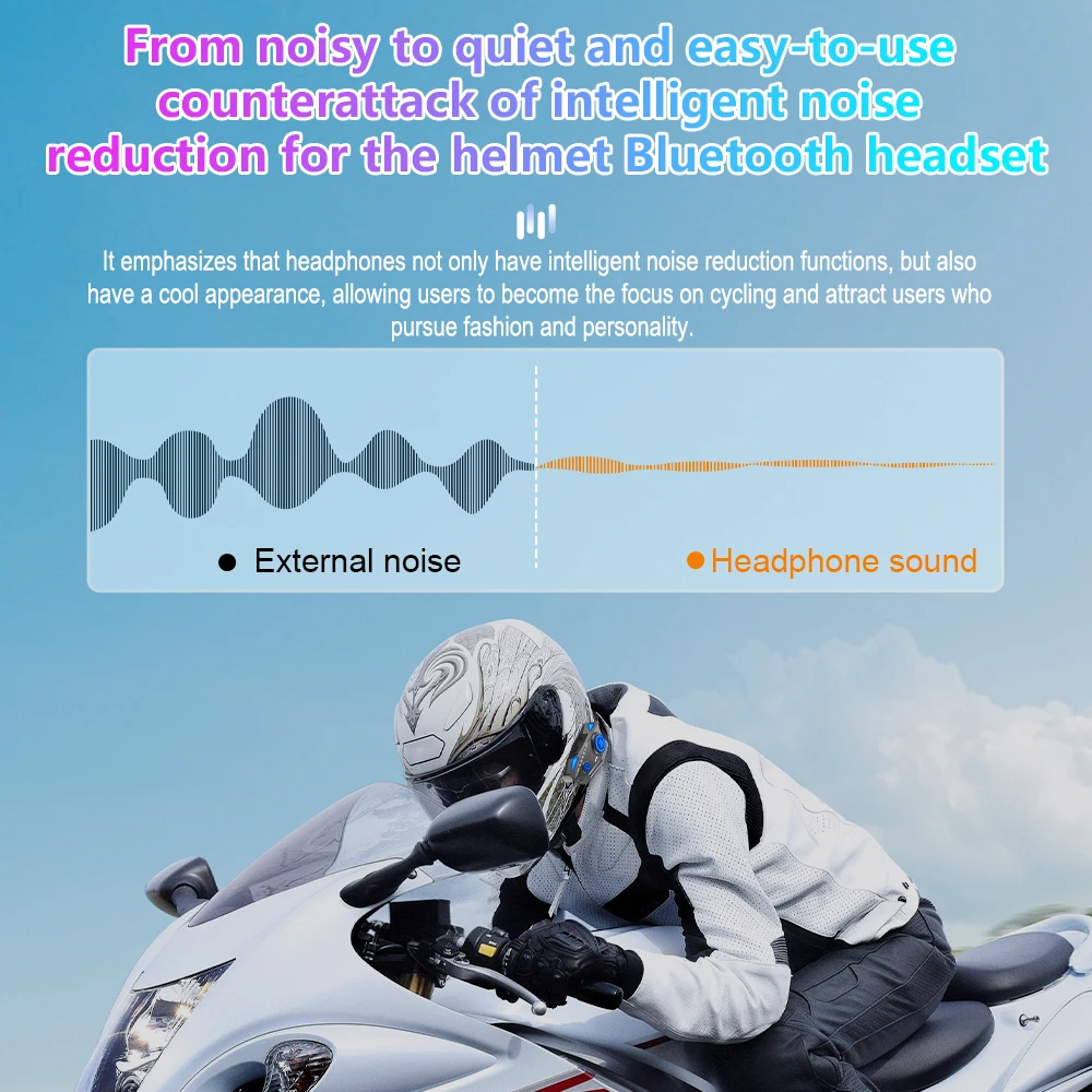 Nuovo Casco da Moto C68 con Auricolare BT e Assistente Vocale, Risposta Automatica