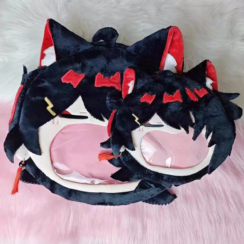 Anime Luxiem Vox transparente Plüsch Rucksack Umhängetaschen Umhängetasche